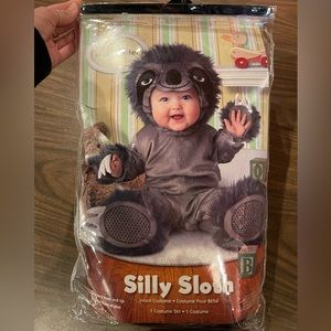 Silly sloth baby costume. Halloween.